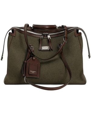 Dolce & Gabbana Vittoria Zip-Fastening Tote Bag - Black