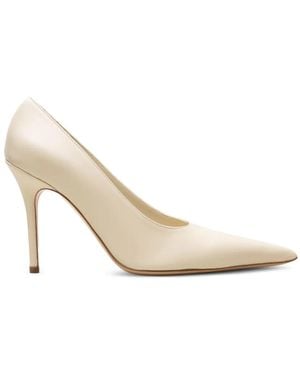 Gia Borghini Leather Court Shoes - White