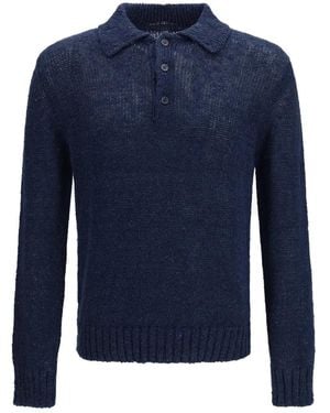 sunflower Polo De Lino - Azul