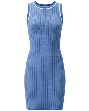 Toccin Patty Crew-Neck Dress - Blue
