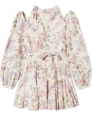Twinset Floral-Print Dress - Natural