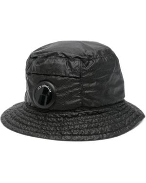 C.P. Company Goggle-Detail Bucket Hat - Black