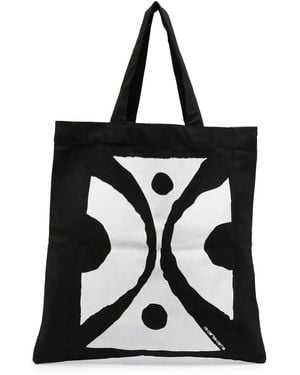 10 Corso Como Thalia Canvas Tote Bag - Black