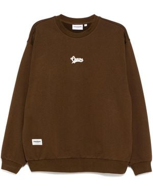 Chocoolate Logo-Print Sweatshirt - Brown