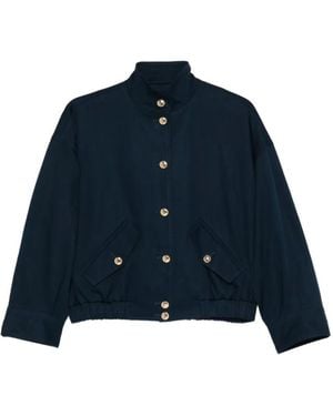 Maje Bicailly Button Jacket - Blue