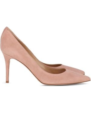 Gianvito Rossi Pointed-Toe Stiletto Court Shoes - Pink