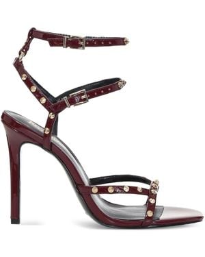 Just Cavalli Stud-Embellished Sandals - White
