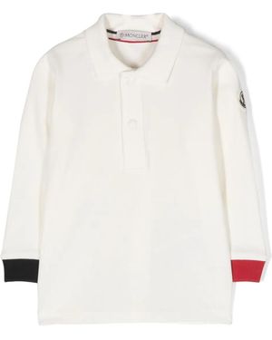 Moncler ロングスリーブ ポロシャツ - ホワイト