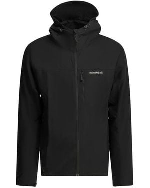 Montbell O.D. Logo-Print Hooded Jacket - Black