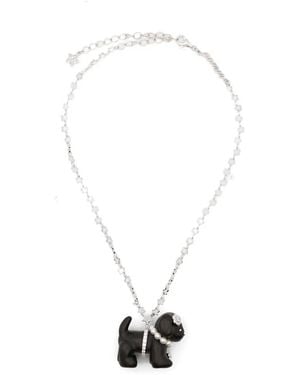 YVMIN Collana Con Pendente - Bianco