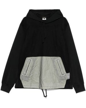 Comme des Garçons Panelled Hoodie - Black