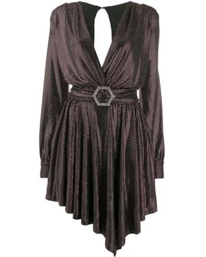 Philipp Plein Metallic Dress - Black