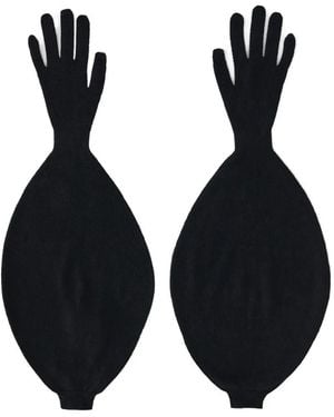 Paloma Wool Hand Detail Gloves - Blue