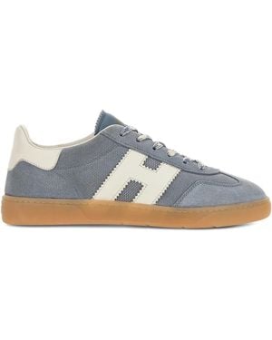 Hogan Logo Trainers - Blue