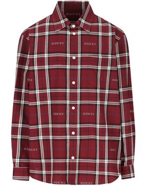 Gucci Patterned Shirt - Red
