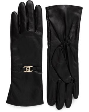 Liu Jo Logo Gloves - Black