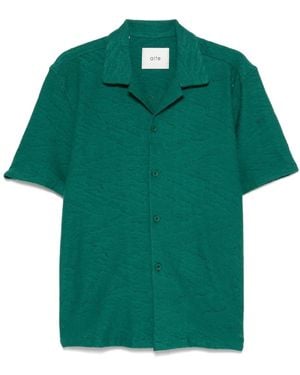 Arte' Crochet Shirt - Green