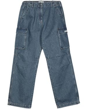 Coperni Wide-Leg Cargo Jeans - Blue