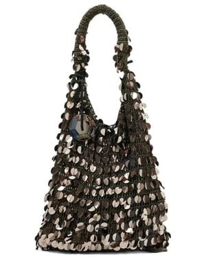 JW Anderson Sequin-Embellished Shoulder Bag - Black