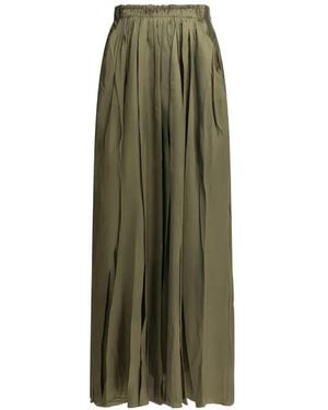 Sa Su Phi Frida Pleated Maxi Skirt - Green