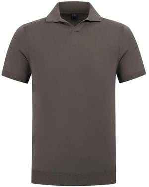 Fedeli Poloshirt mit kurzen Ärmeln - Grau