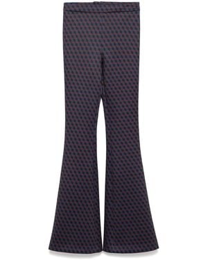 Cynthia Rowley Pantaloni Svasati - Blu