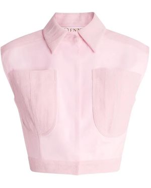 Genny Pocket Sleeveless Top - Pink