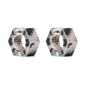 DARKAI Camo Bolt Earrings - Metallic