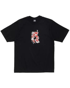 Stussy Sk8 Graphic-Print T-Shirt - Black