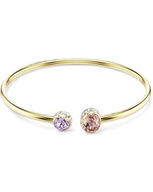 Swarovski Chroma Crystal-Embellished Cuff Bracelet - Metallic