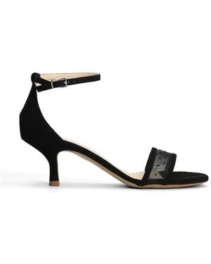 Fabio Rusconi Polka-Dot Sandals - Black