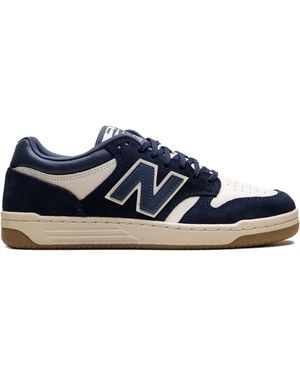 New Balance 480 Sneakers Aus Wildleder - Blau