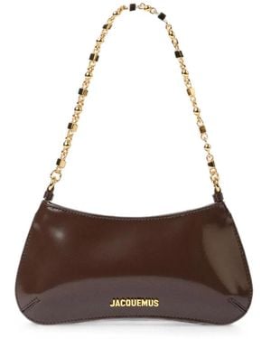 Jacquemus Bolso The Small Bisou Chaine - Marrón