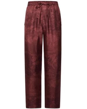 Pierre Louis Mascia Drawstring Trousers - Red