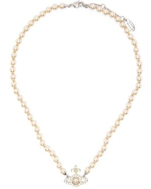 Vivienne Westwood "Olympia" Pearl Necklace - Natural