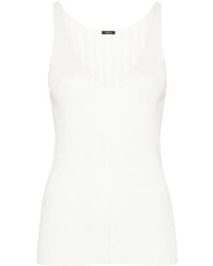 JOSEPH Satiny Tank Top - White