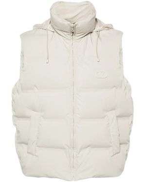 Valentino Garavani Maxi-Vlogo Down Gilet - White