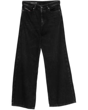 DIESEL 1996 D-Sire Wide-Leg Jeans - Black