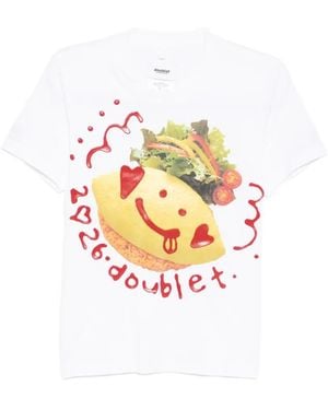 Doublet Printed Message T-Shirt - White