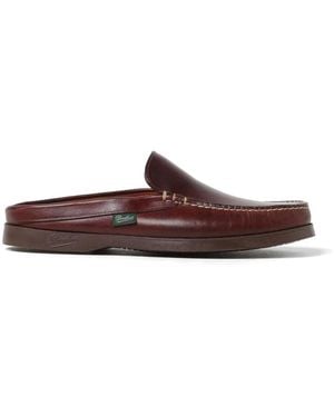 Paraboot Bahamas Slip-On Mules - Brown