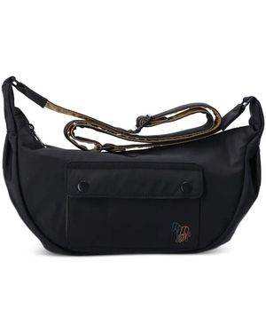 Paul Smith ゼブラ ショルダーバッグ - ブラック