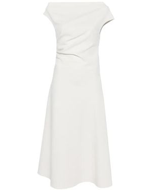 P.A.R.O.S.H. Midi Dress - White