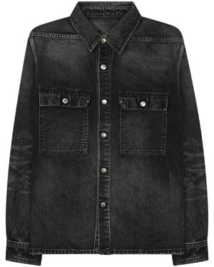 Rick Owens Cropped Outershirt - Black