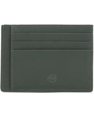 Piquadro Portacarte Con Logo - Verde