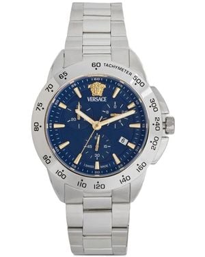 Versace Link-Bracelet 45Mm Watch - Blue