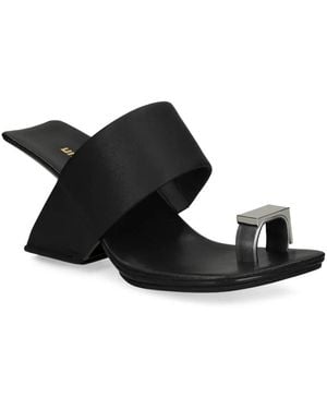 United Nude Sandales Loop Toe Hi À Talon Sculpté - Black