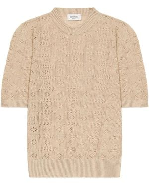 Laneus ニット Tシャツ - ナチュラル