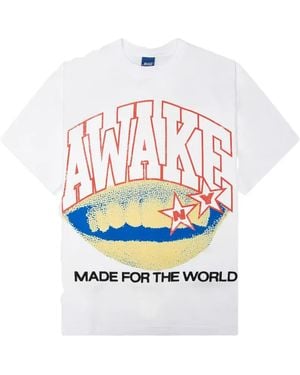 AWAKE NY Graphic-Print T-Shirt - White