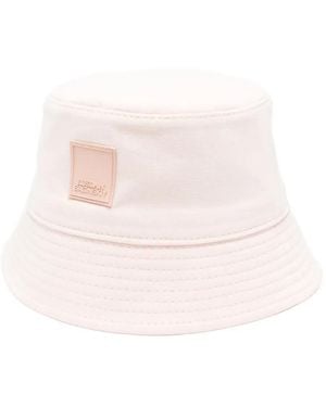 Ruslan Baginskiy Logo-Patch Bucket Hat - Pink