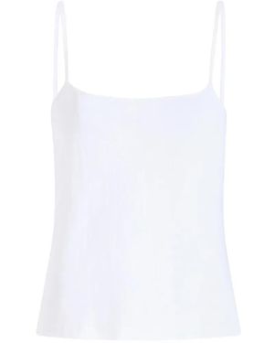KHAITE Moss Cami Top - White